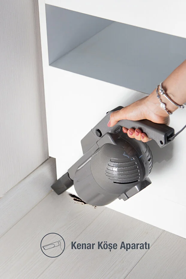 FANTOM Pratıc-S P1200 Toz Torbasız Dikey Süpürge Antrasit